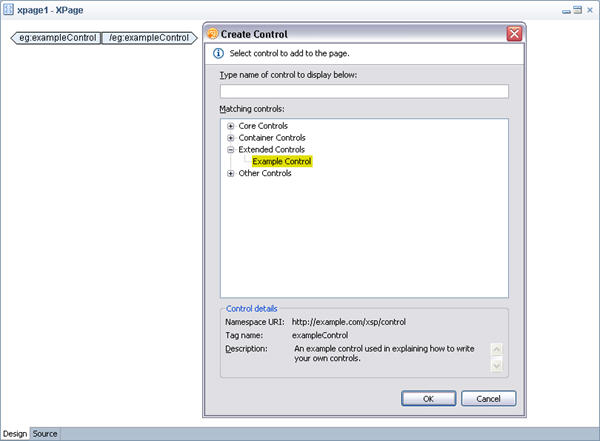 Add control to XPage